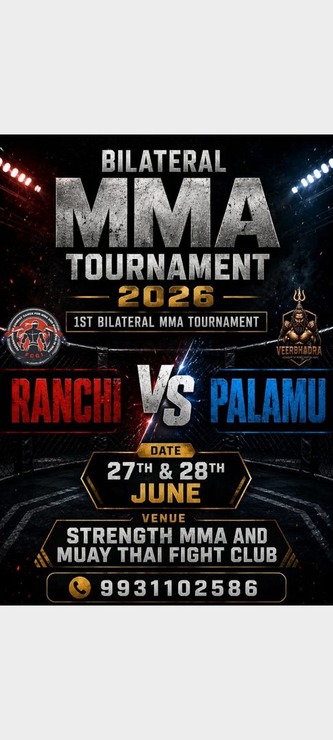 झारखंड में पहली बार लीग की तर्ज पर होगी MMA और मुए थाई चैंपियनशिप