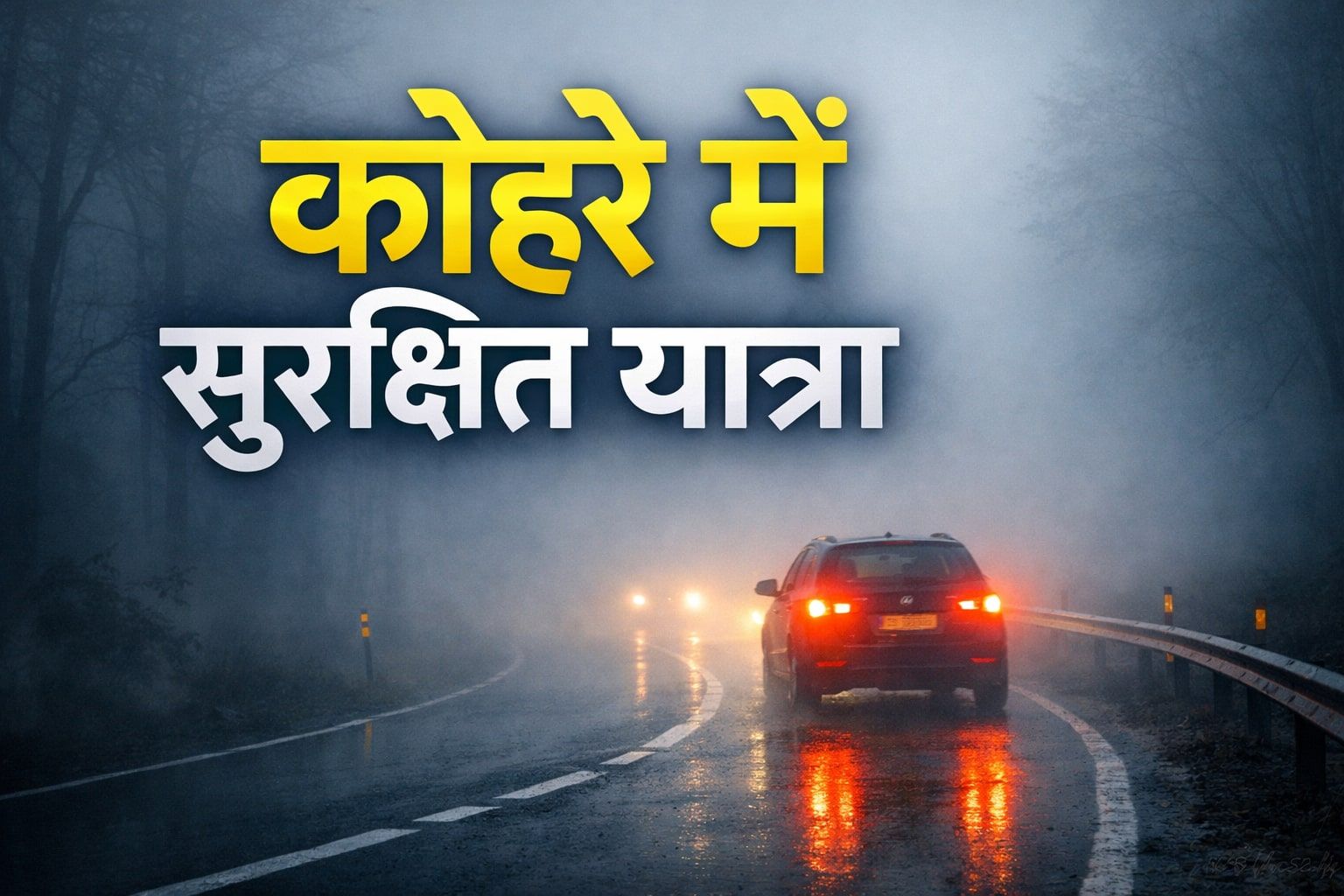 कोहरे के बीच कैसे करें सुरक्षित यात्रा…