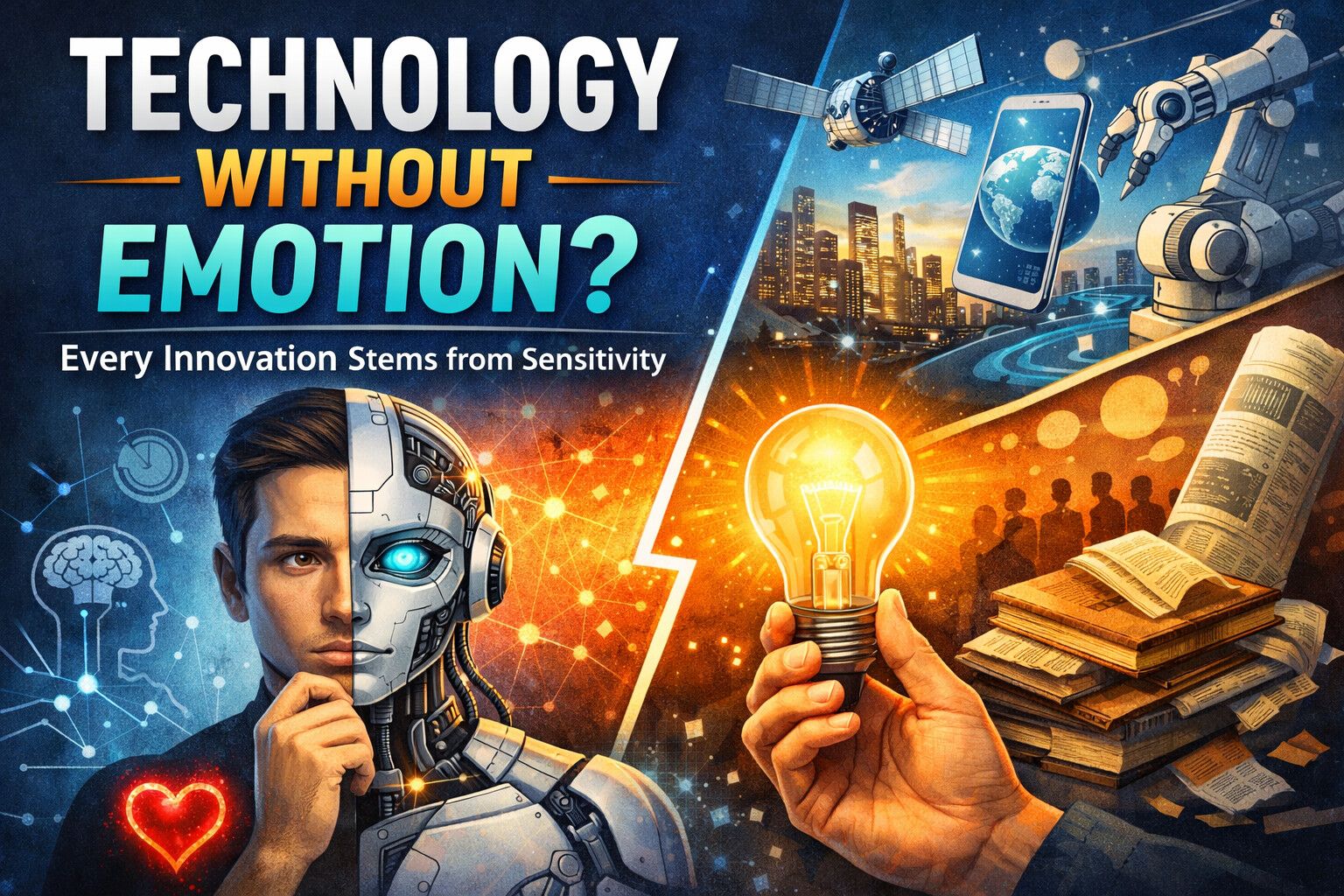 भावना के बिना अधूरी टेक्नोलॉजी : संवेदना से उपजा हर आविष्कार