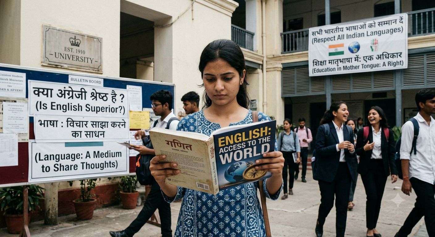 अंग्रेजी पर निर्भरता.... क्यों ?