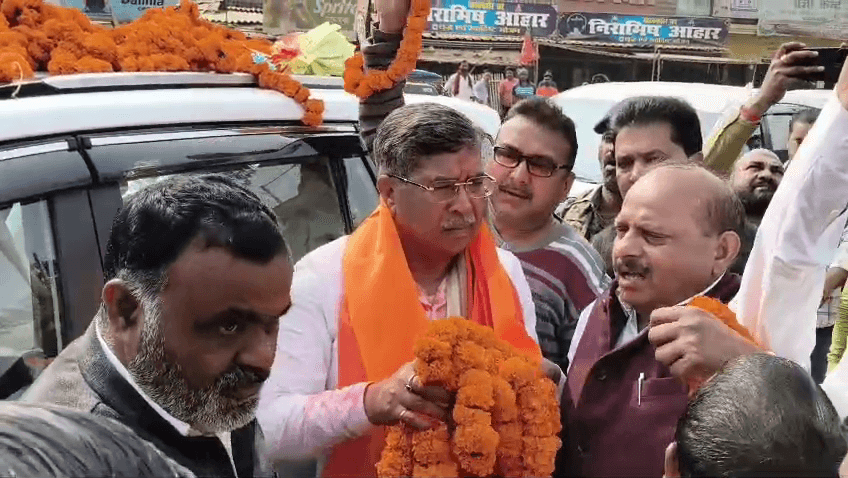 भाजपा के प्रदेश अध्यक्ष आदित्य साहू बाबा बासुकीनाथ धाम पहुंचे