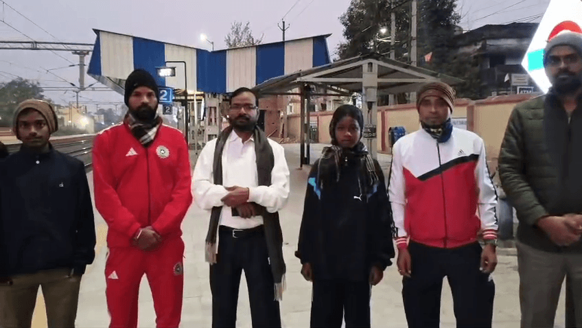 सब जूनियर राष्ट्रीय खो-खो प्रतियोगिता के लिए दो खिलाड़ियों का चयन