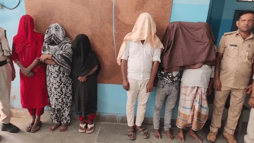 मधेपुरा में देह व्यापार गिरोह का पर्दाफाश, 11 हिरासत में