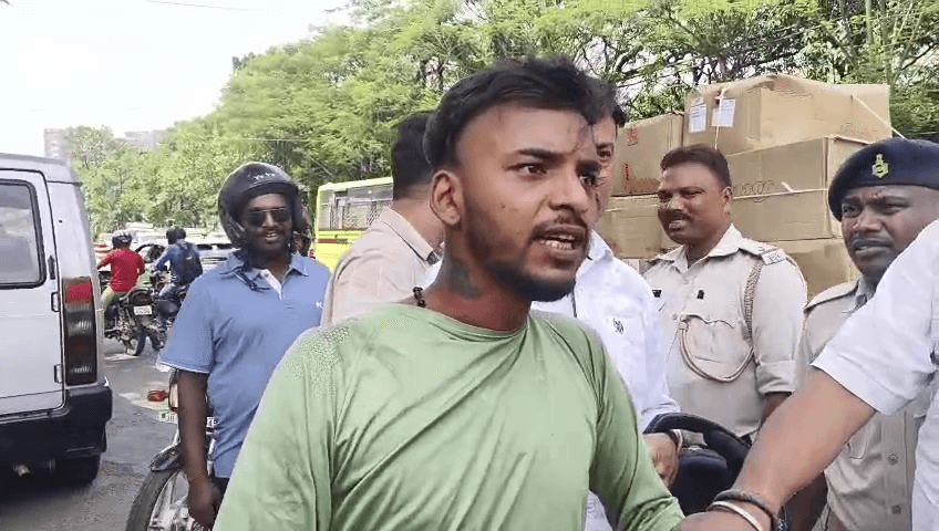 चेन छिनने का आरोपी पकड़ा गया