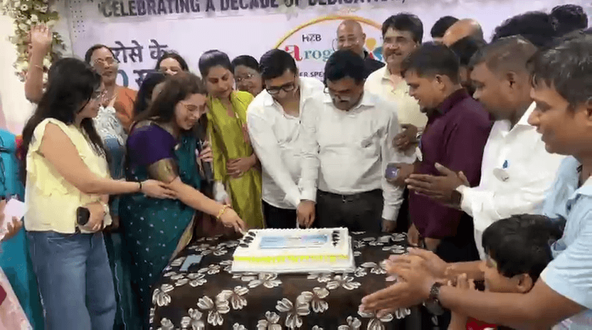 आरोग्यम अस्पताल ने अपना स्थापना दिवस मनाया