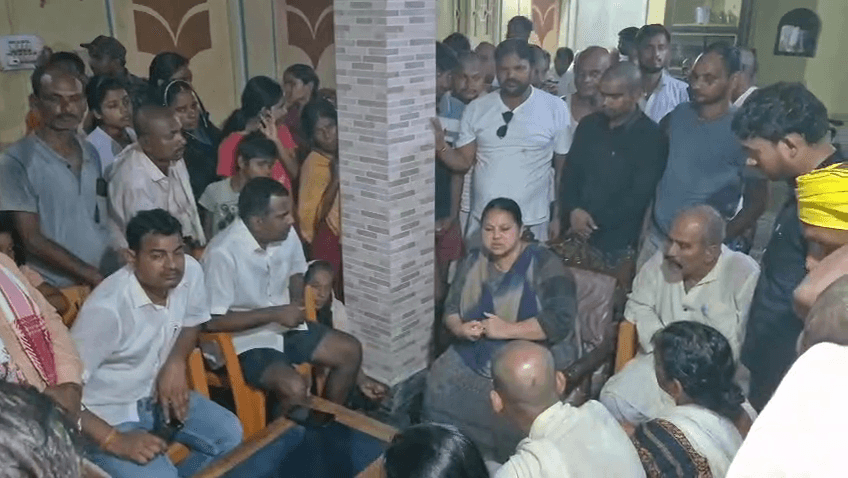 मृतक के परिजनों से मिलने पहुंची सांसद मीसा भारती