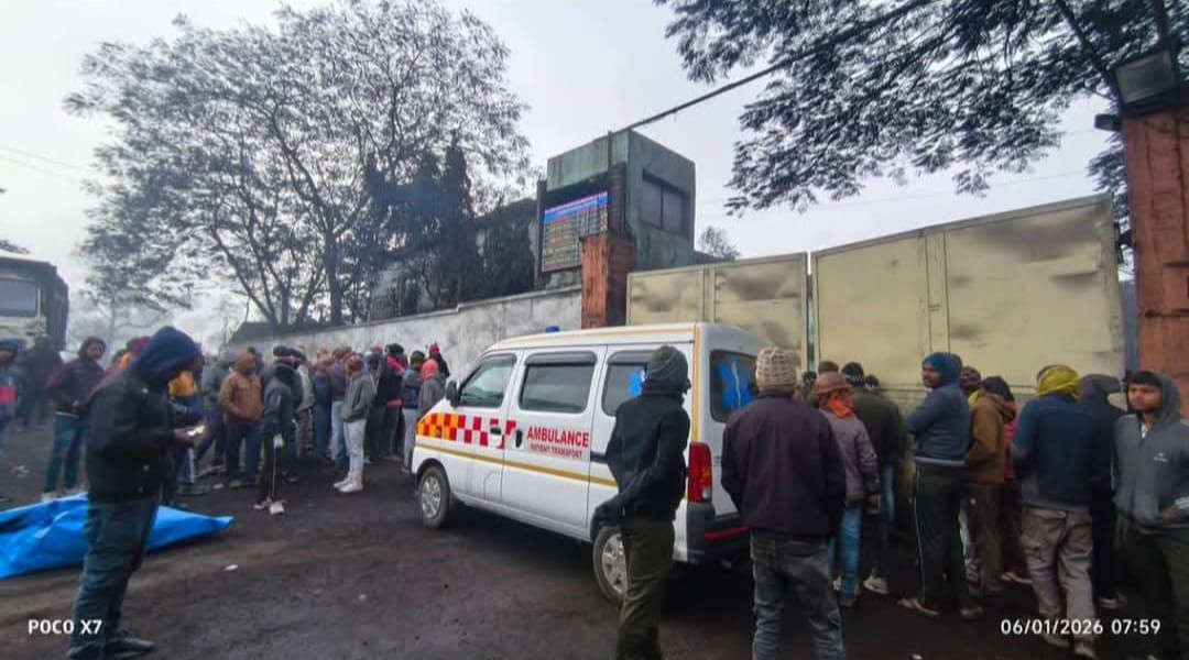 कार्य के दौरान मजदूर की मौत