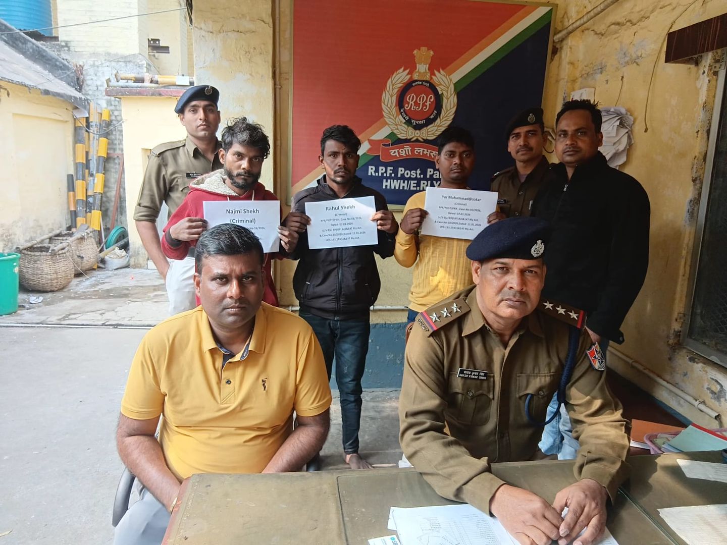 रेल हादसे की बड़ी साजिश करने वाले तीन आरोपी गिरफ्तार