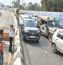 बहुबाजार फ्लाईओवर से सिरमटोली: चार दिन के लिए रूट डायवर्ट
