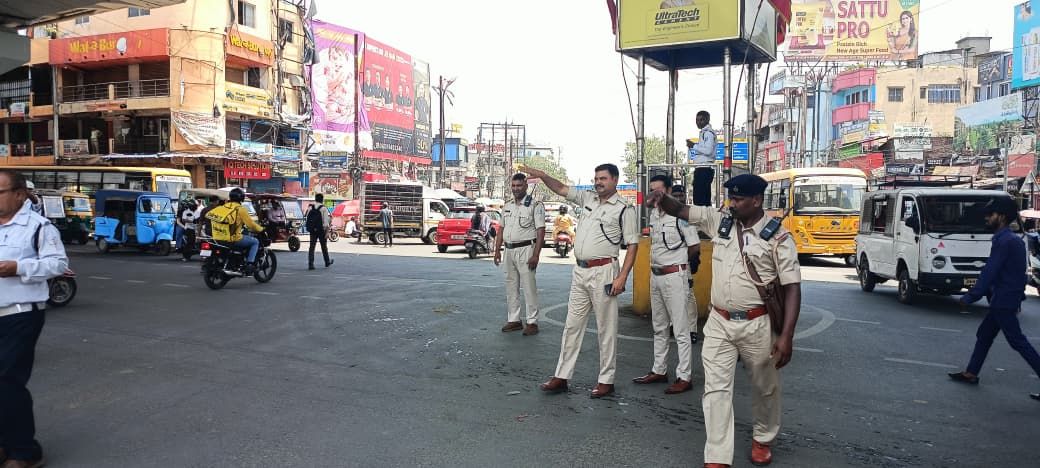 कांटाटोली चौक में ट्रैफिक नियम में बदलाव